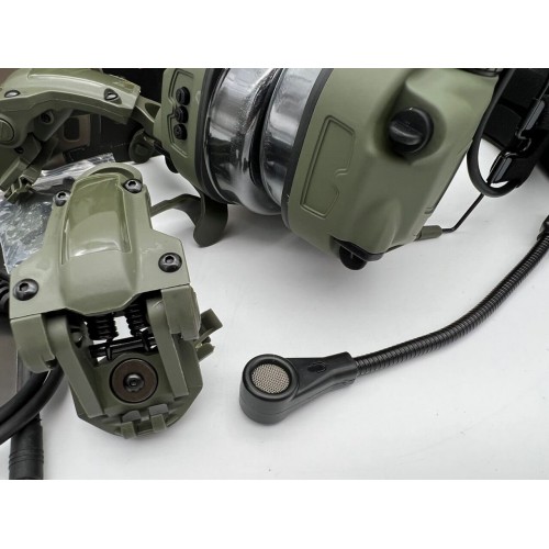 6TH GEN TACTICAL HEADSET тактическая гарнитура, звукосниматель и шумоподавление, активные в Зеленограде
