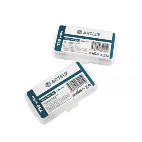 Аккумуляторные батареи RCR123 ARTELV 3.7V Li-Ion 750 mAh в Зеленограде