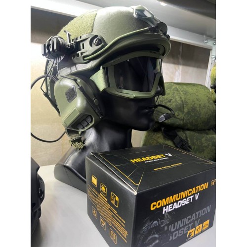 "COMMUNICATION HEADSET V" Активные тактические наушники для стрельбы в Зеленограде