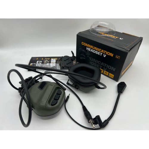 "COMMUNICATION HEADSET V" Активные тактические наушники для стрельбы в Зеленограде