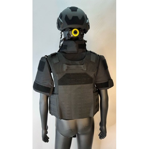 Бронежилет разгрузочный UNIVERSAL ARMOR в Зеленограде (СВМПЭ + бронеплиты Бр5 класса) черный