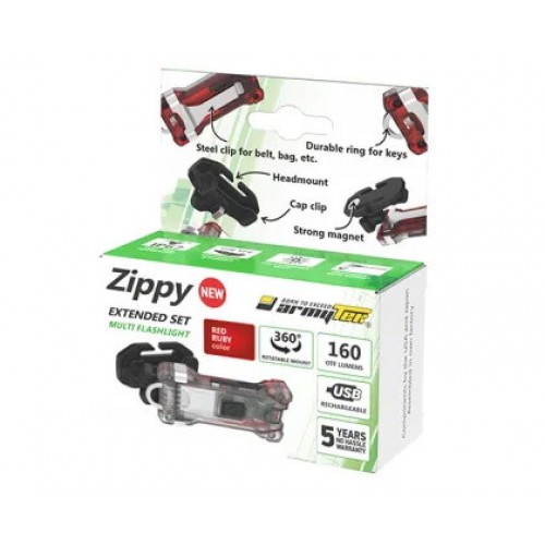 Наключный фонарь Armytek Zippy Extended Set (Red Ruby) в Зеленограде
