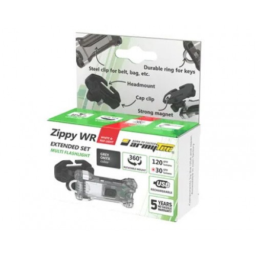 Наключный фонарь Armytek Zippy Extended Set WR (Grey Onyx) в Зеленограде