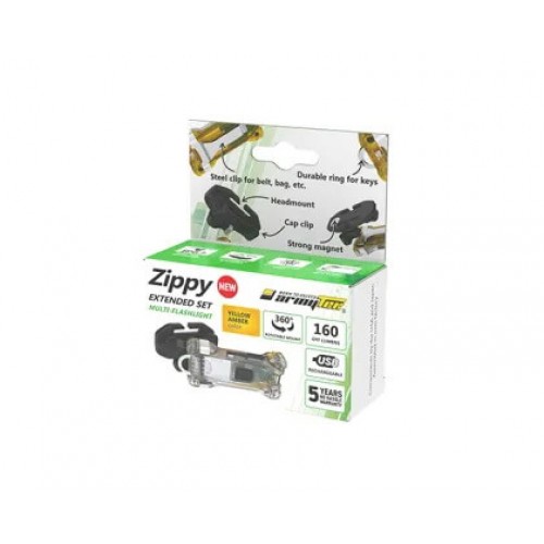 Наключный фонарь Armytek Zippy Extended Set (Yellow Amber) в Зеленограде